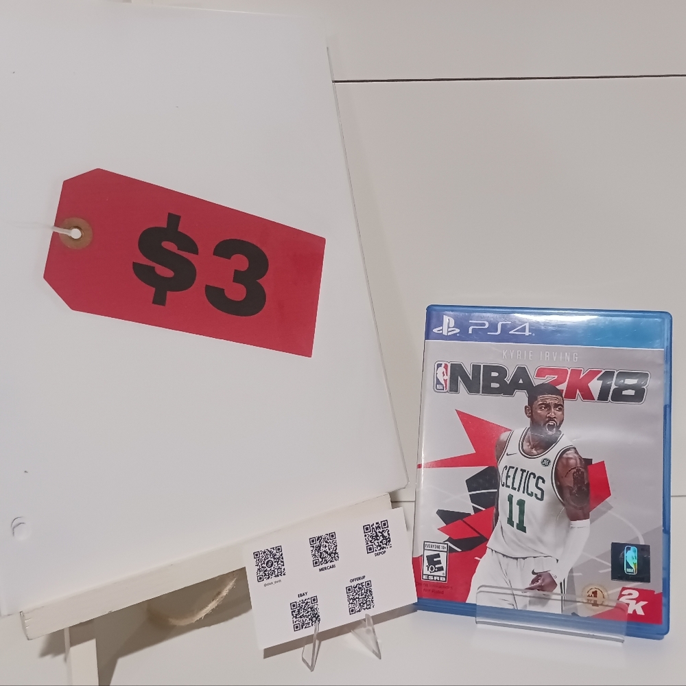 NBA 2K18 PS4 Game Kyrie Irving Disc
